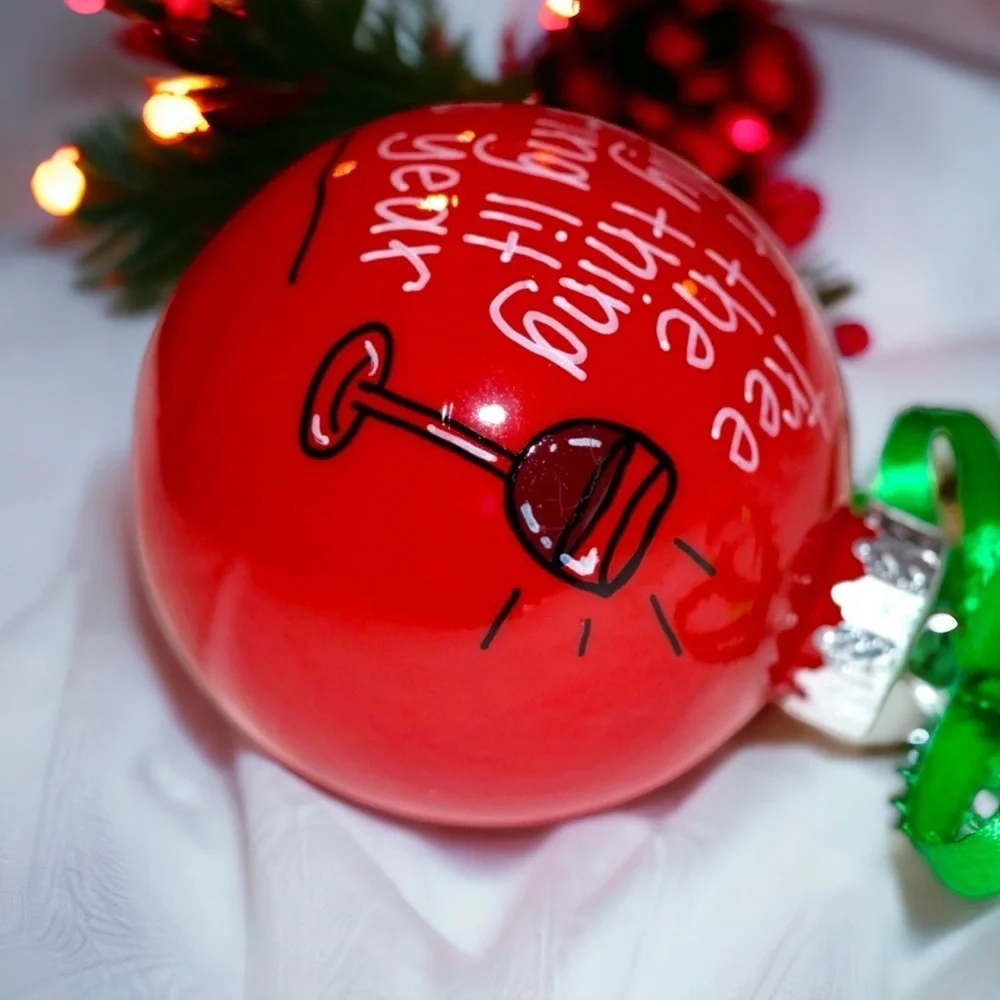 Handmade Christmas Ornament: The tree isn't the only thing getting lit this year